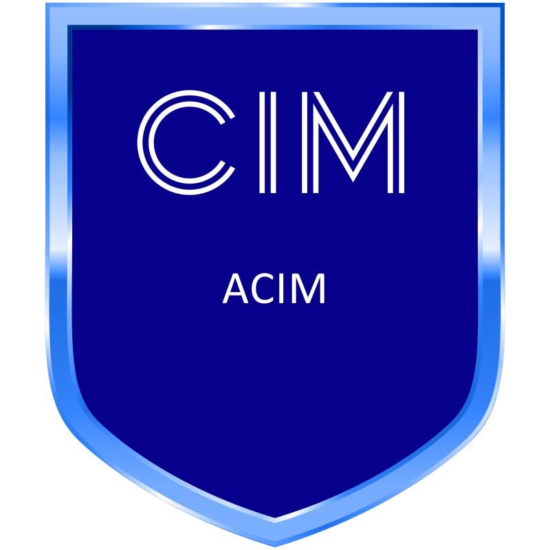 Odznaka Associate Marketer ACIM organizacji Chartered Institute of Marketing