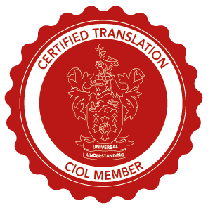 Odznaka Certified Translation CIOL Member
